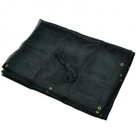 Aanhangernet fijnmazig zwart zwaar